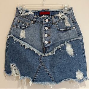 Signature Denim Skirt